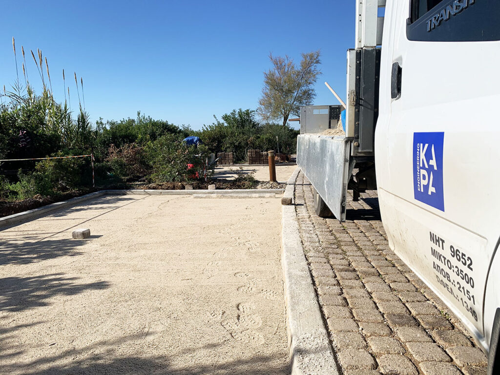 Διάδρομοι με κυβόλιθους στην Costa Navarino - Kapa Engineering - Τεχνική κατασκευαστική εταιρεία Καλαμάτα 4