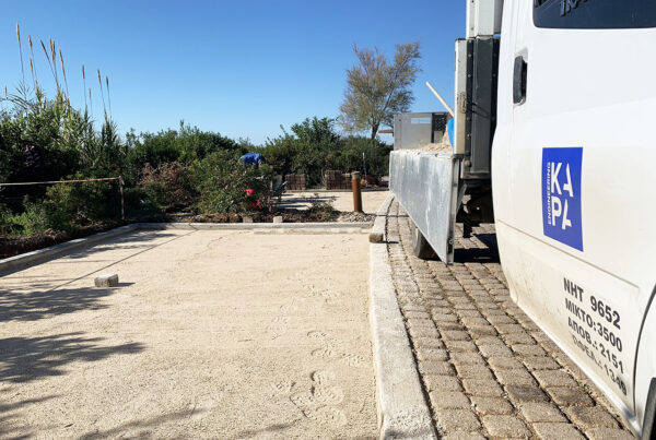 Διάδρομοι με κυβόλιθους στην Costa Navarino - Kapa Engineering - Τεχνική κατασκευαστική εταιρεία Καλαμάτα 4